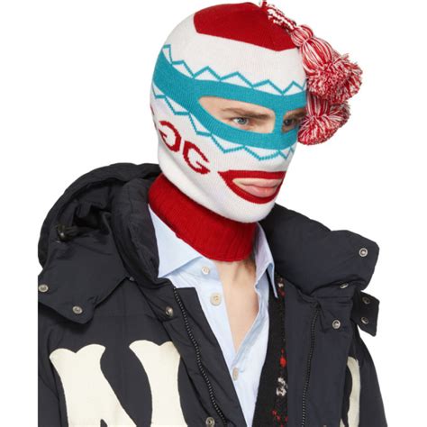 Gucci Knitted Logo Balaclava Face Mask 